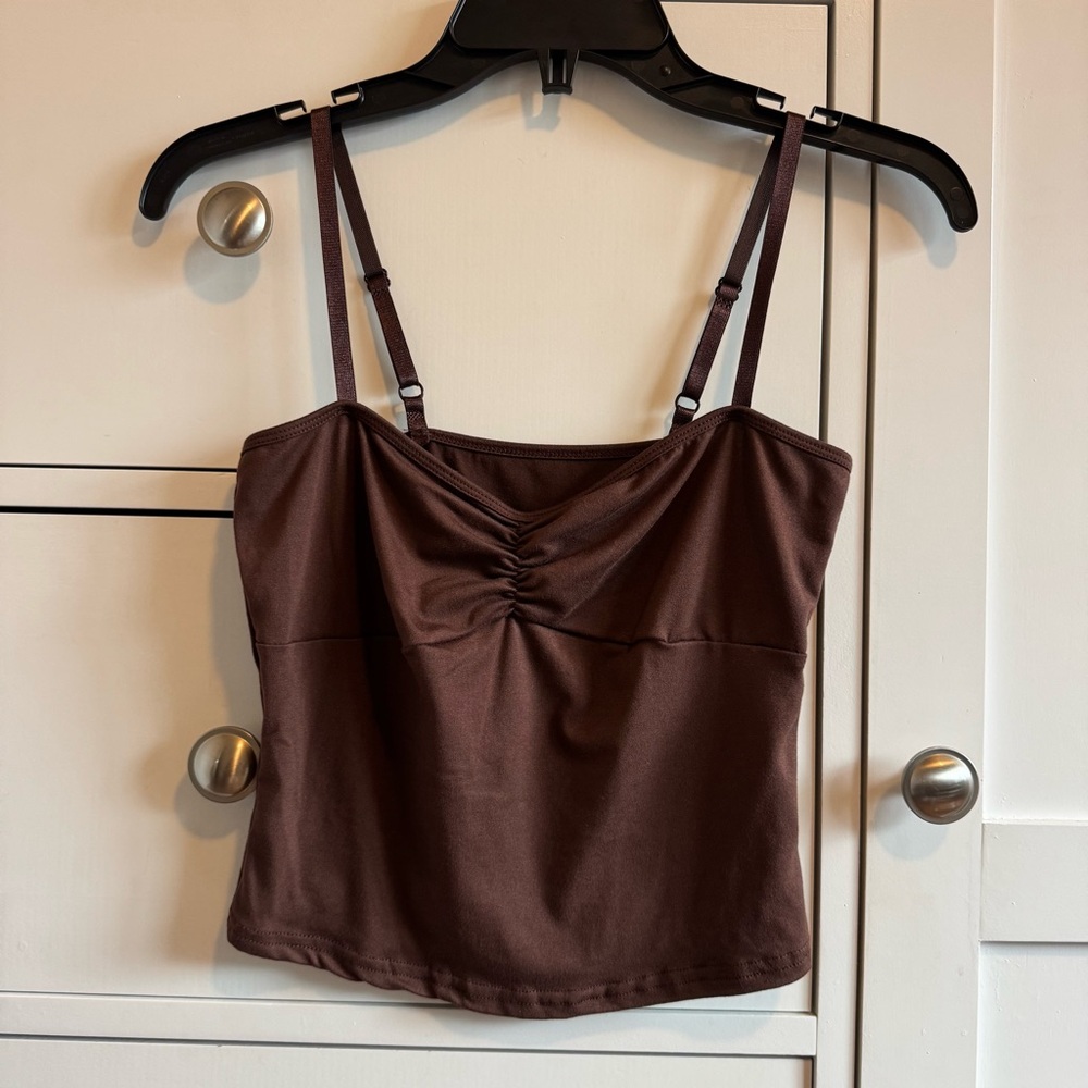 SHEIN Ruched Slim Fit Cami
